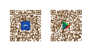 Zwei QR Codes